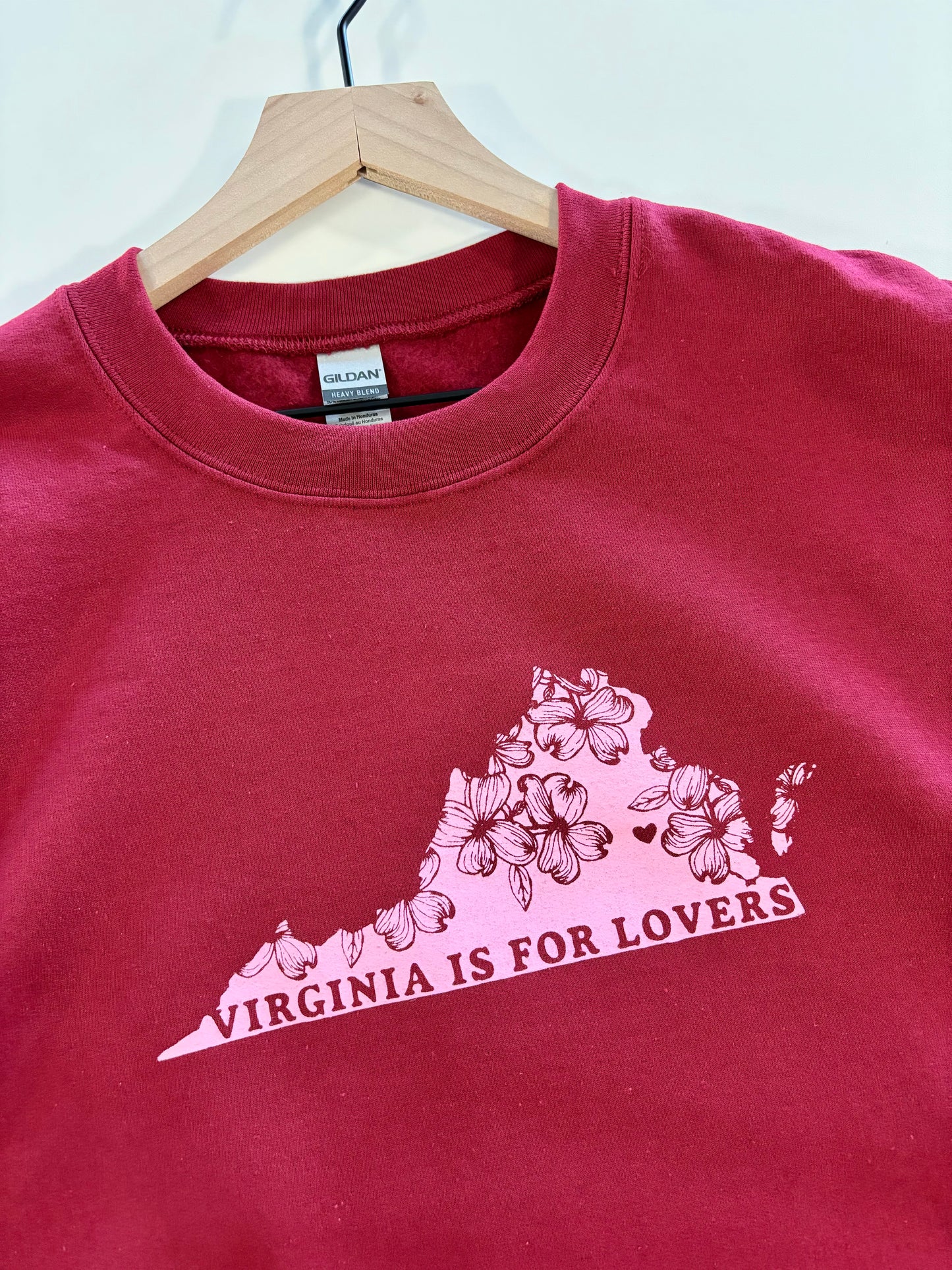 Virginia is For Lovers Crewneck Sweatshirt